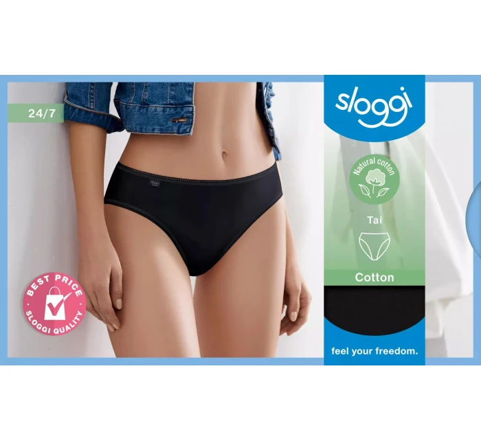 sloggi 24/7 Cotton Tai - BLACK - SLOGGI BLACK - SLOGGI sloggi 24/7 Cotton Tai - BLACK - SLOGGI BLACK - SLOGGI