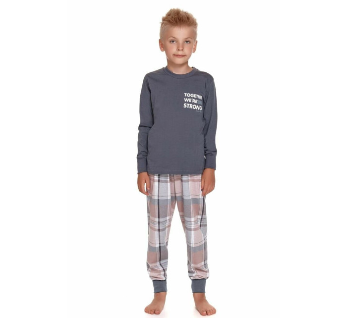 Chlapecké pyžamo model 15911794 tmavě šedé - DN Nightwear
