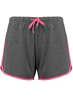 Kariban ProAct PA 1021 Dámské sportovní kalhoty 20.1021 grey heather/fluo pink