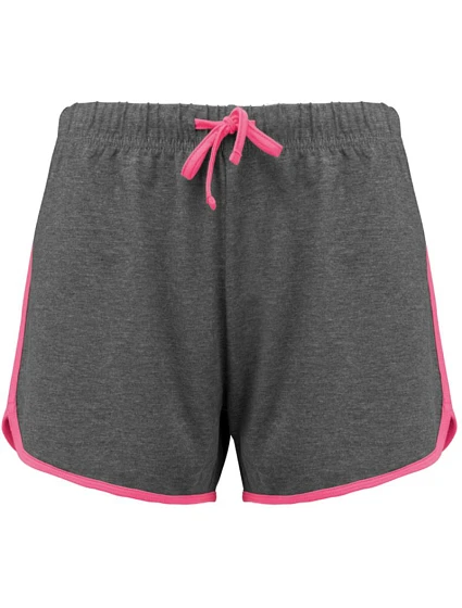 Kariban ProAct PA 1021 Dámské sportovní kalhoty 20.1021 grey heather/fluo pink