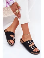 Dámské Pantofle Se Zlatými A Černé model 21703259 - Boto