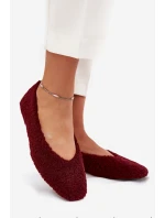 Dámské Baletky S Kožíškem Bordové model 21704606 - Boto Dámské Baletky S Kožíškem Bordové model 21704606 - Boto