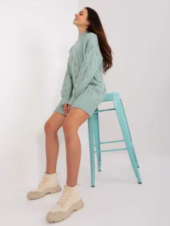 Sweter AT SW  mietowy model 18909377 - FPrice