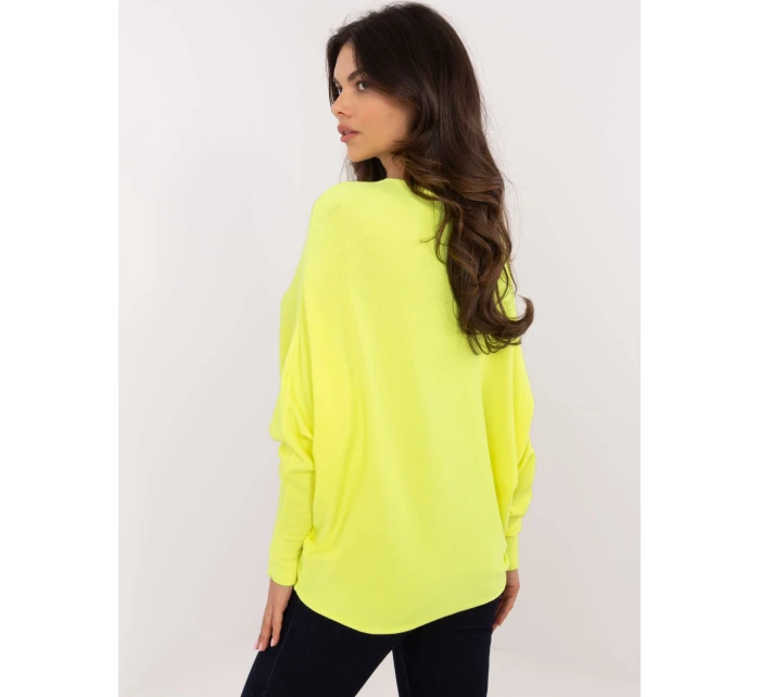 Svetr DHJ SW 8862.91 fluo žlutý Svetr DHJ SW 8862.91 fluo žlutý