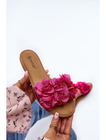 Dámské pantofle s květinami Fuchsia Eelfan