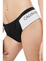Spodní díl plavek KW0KW00841-BEH černobílá - Calvin Klein Spodní díl plavek KW0KW00841-BEH černobílá - Calvin Klein