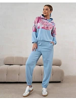 Sportovní souprava s květinovým motivem modrá model 22049186 - Moon