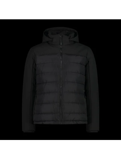 pánská zimní bunda s kapucí sportovní zateplená černá model 21350612 pánské - CMP