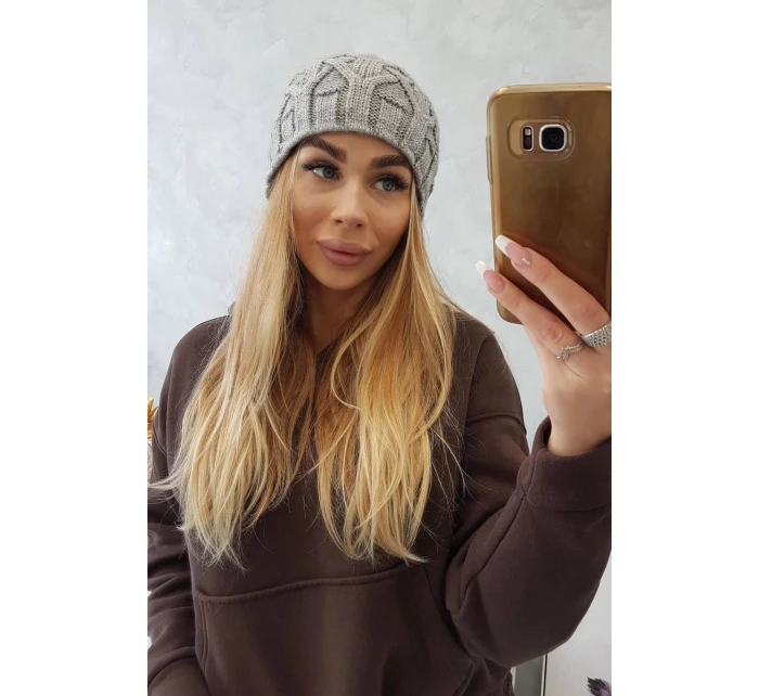Fleecová čepice Sonia K201 šedá Fleecová čepice Sonia K201 šedá