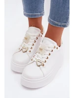 Dámské tenisky na platformě s  Srdce model 21997747 - Boto