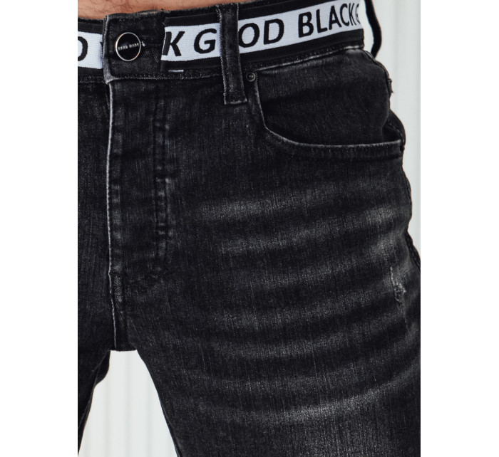 Pánské černé džínové kalhoty Dstreet UX4243