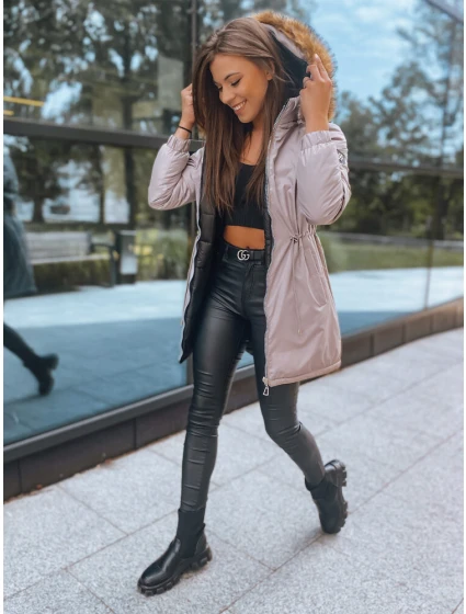 Dámská zimní bunda parka SANAH růžová FashionStreet TY2887