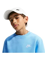 Dětská mikina Nike Sportswear Club Fleece, světle modrá, FD3006 497 Dětská mikina Nike Sportswear Club Fleece, světle modrá, FD3006 497