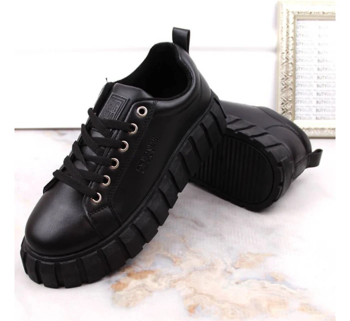 Big Star W INT1919 černé boty na platformě Big Star W INT1919 černé boty na platformě