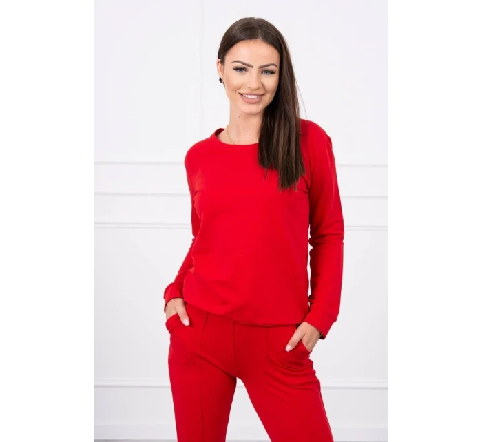 Červená tepláková souprava