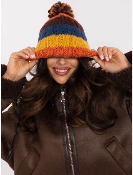 Czapka AT CZ model 20710248 pomarańczowy - FPrice Czapka AT CZ model 20710248 pomarańczowy - FPrice