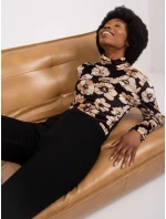 Halenka DHJ BZ N6118.36 černá a béžová