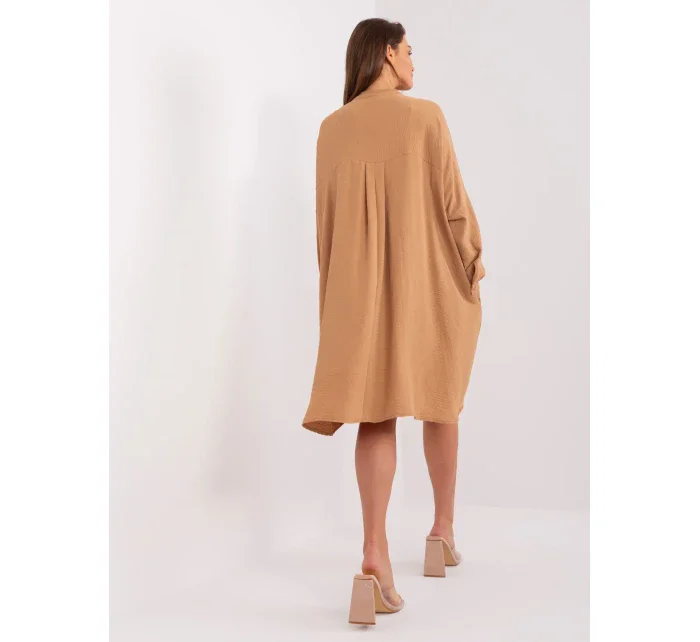 Sukienka DHJ SK model 21110935 camelowy - FPrice