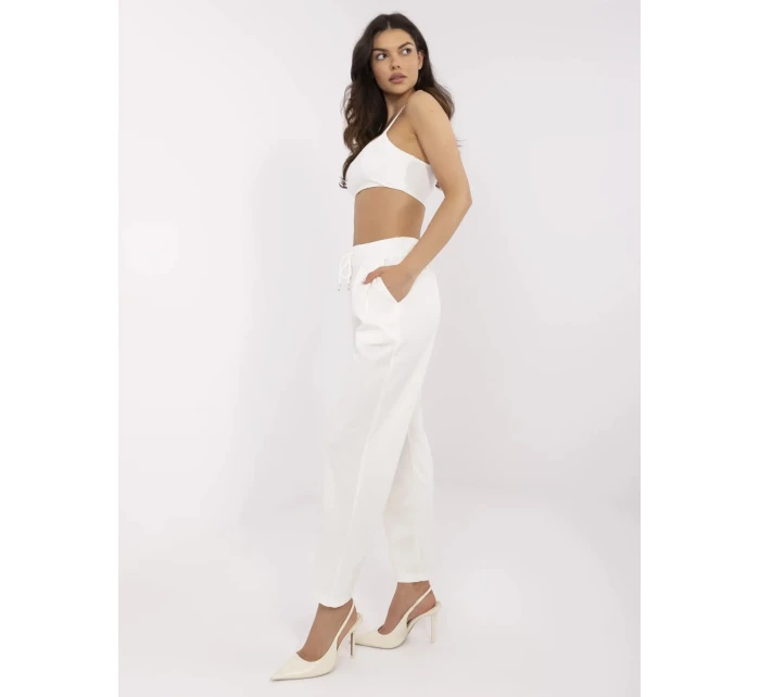 DHJ kalhoty SP model 21034895 ecru - FPrice DHJ kalhoty SP model 21034895 ecru - FPrice