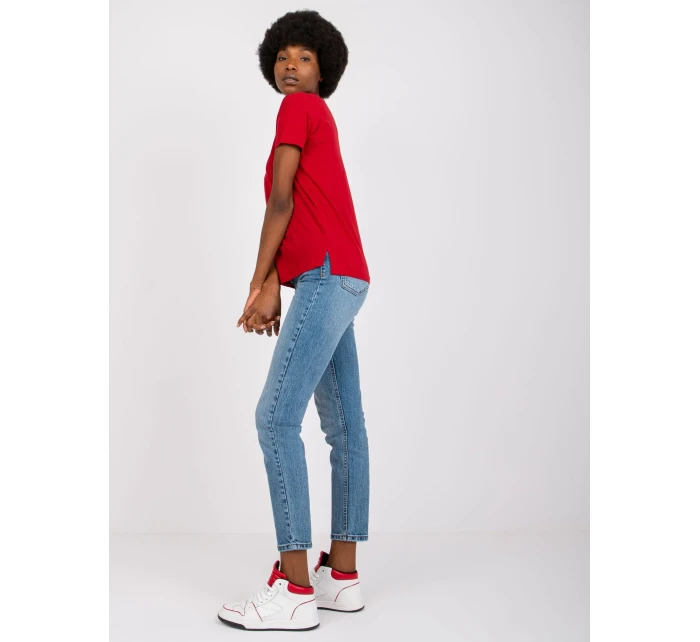 Tričko TW TS 1004.24x tmavě červená