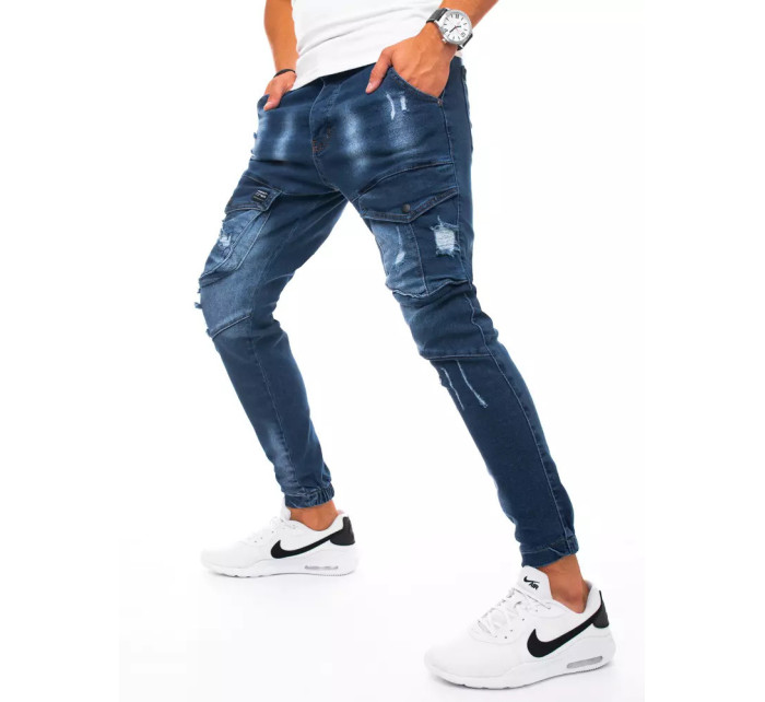 Pánské nákladní džíny modré Dstreet UX3271