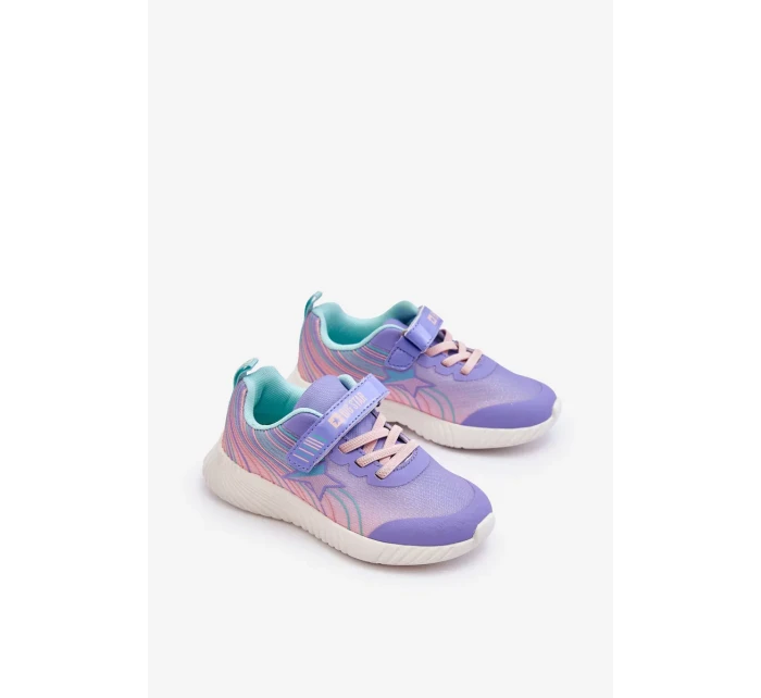 Lehké Dětské Sportovní Boty Memory Foam System Big Star Fialové