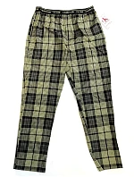 Pánské kalhoty na spaní NM1869E 1YS zeleno-černé - Calvin Klein