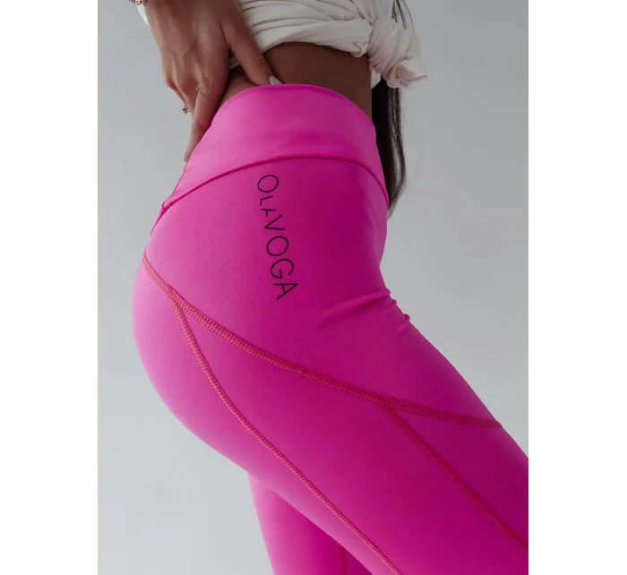 Dámské legíny model 18484880 neonově růžové - Ola Voga