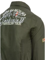 Pánská khaki košile FashionStreet DX2279