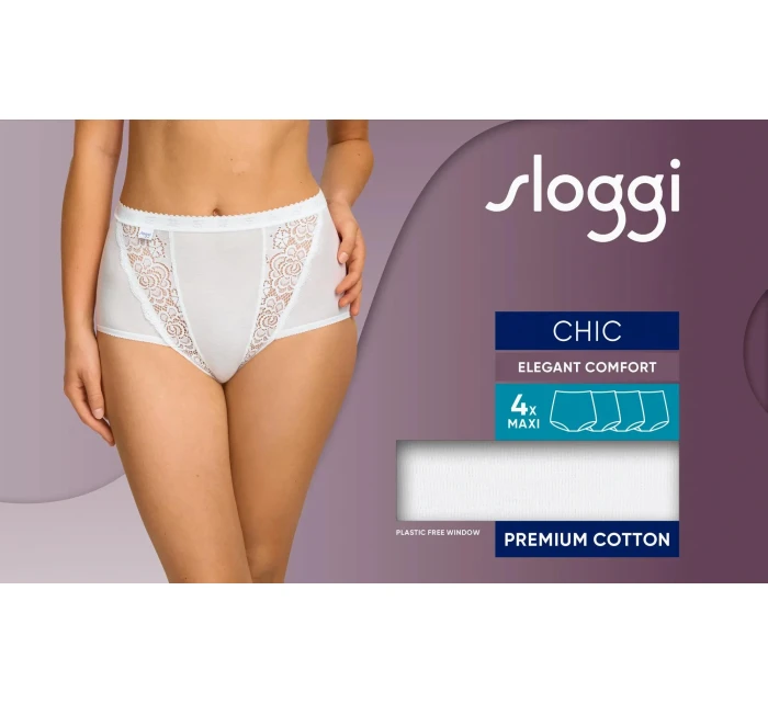 Chic Maxi model 21999351 WHITE WHITE - Sloggi Chic Maxi model 21999351 WHITE WHITE - Sloggi