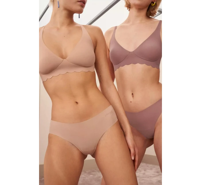Dámská podprsenka ZERO Microfibre 2.0 Soft bra - CACAO - hnědá 1141 - SLOGGI
