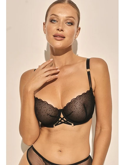 Měkká dámská podprsenka soft model 20681237 Dots - Kinga Měkká dámská podprsenka soft model 20681237 Dots - Kinga