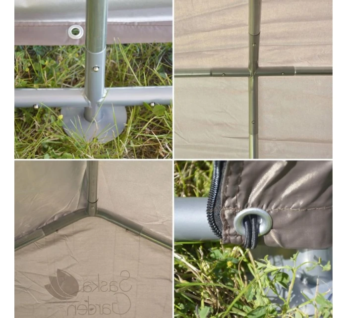 ZAHRADNÍ GARÁŽ PIVILON 1,57x2,19x1,7M SASKA GARDEN GREY