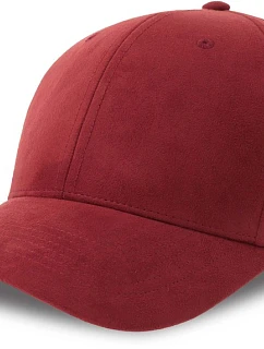 Atlantis Headwear Fam-S 6 Panelová čepice semišového vzhledu 33.0271 cardinal