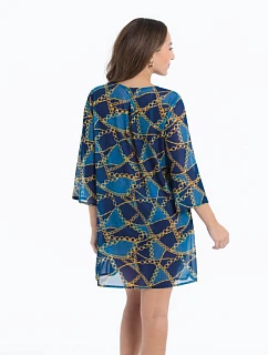 Style šaty modrý denim RosaFaia model 21869168 - Rosa Faia