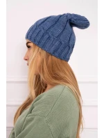 Fleecová čepice denim model 18750125 - K-Fashion Fleecová čepice denim model 18750125 - K-Fashion