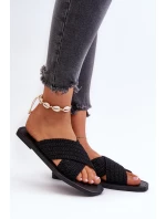 Dámské žabky Big Star model 21653856 černé - Big Star Shoes Dámské žabky Big Star model 21653856 černé - Big Star Shoes