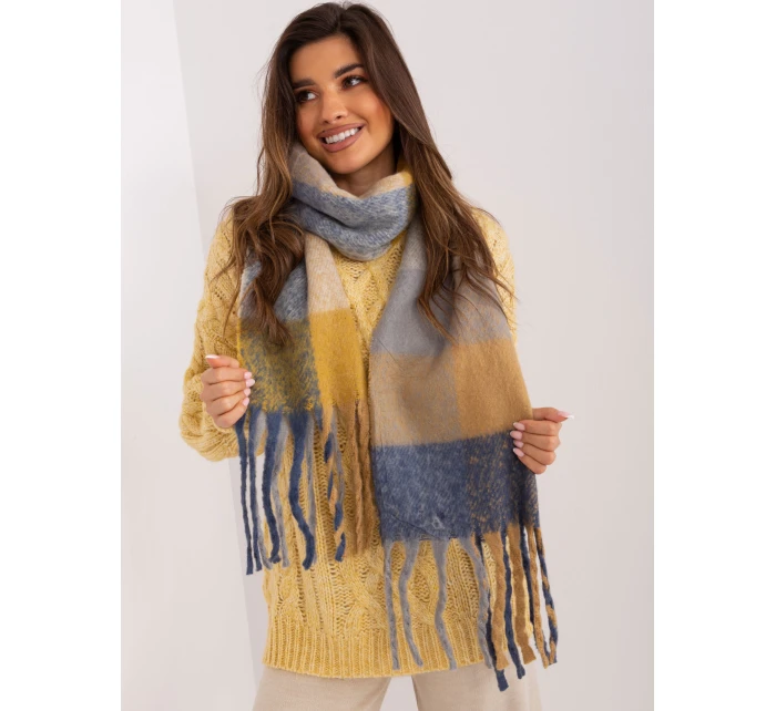 Szalik AT SZ model 21256578 ciemny żółty - FPrice