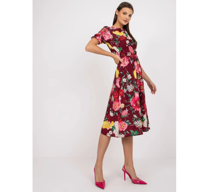 Šaty LK SK 507564.36P kaštanová