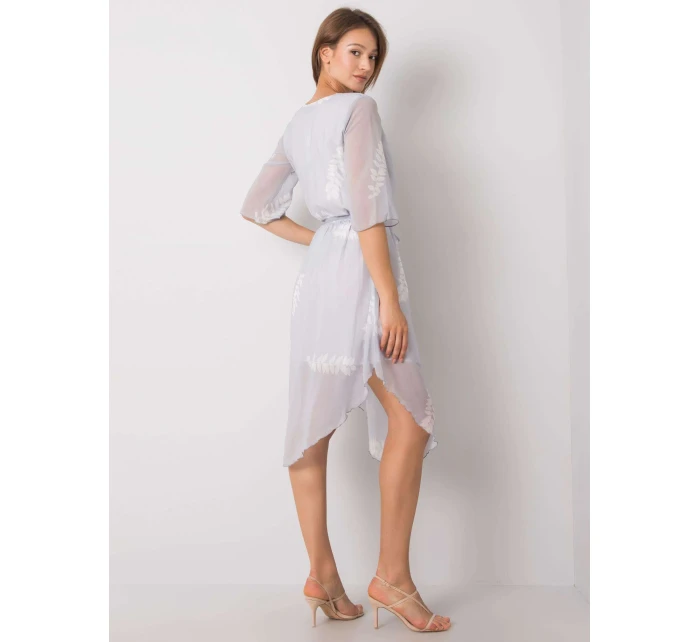 Šaty LK SK 508085.77P světle šedá