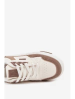 Dámské tenisky na platformě Big Star – tmavě béžové Dámské tenisky na platformě Big Star – tmavě béžové