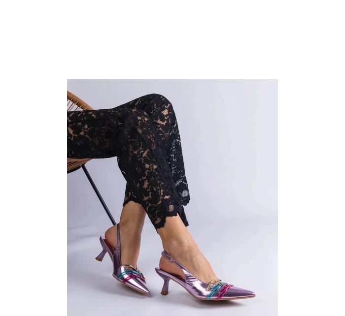 Lodičky na jehlách  fialové model 21399702 - Bellamica