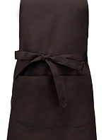 Kariban K 890 Zástěra s laclem "Sommelier" 20.K890 chocolate