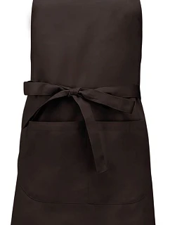 Kariban K 890 Zástěra s laclem "Sommelier" 20.K890 chocolate
