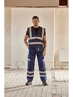 HVW 120 HiVis síťovaná bezpečnostní vesta model 22502285 navy - Yoko HVW 120 HiVis síťovaná bezpečnostní vesta model 22502285 navy - Yoko