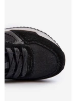 Pánské tenisky s paměťovou pěnou Memory Foam System Big Star NN174350 Černé Pánské tenisky s paměťovou pěnou Memory Foam System Big Star NN174350 Černé