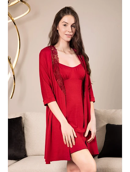 Allure Vínové župany - Momenti Per Me Allure Vínové župany - Momenti Per Me