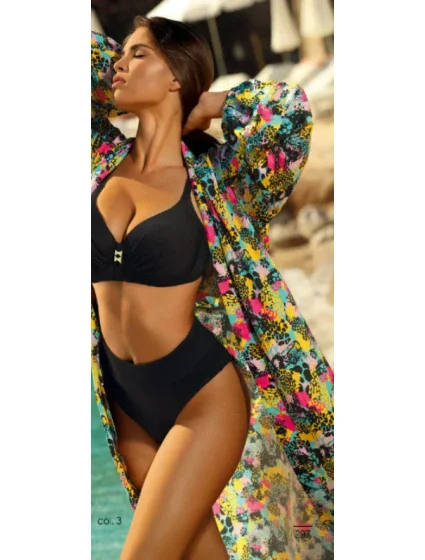 Dámské plážové pareo 14 D81SZ-3 vícebarevné - Self Dámské plážové pareo 14 D81SZ-3 vícebarevné - Self