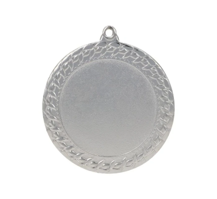 Obecná stříbrná medaile s prostorem pro emblém 50 mm - ocelová medaile Obecná stříbrná medaile s prostorem pro emblém 50 mm - ocelová medaile