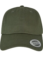 6 panelová bavlněná keprová kšiltovka olive model 22482521 - Flexfit 6 panelová bavlněná keprová kšiltovka olive model 22482521 - Flexfit